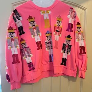 Nutcracker sweatshirt QOS worn a few times and dry cleaned!